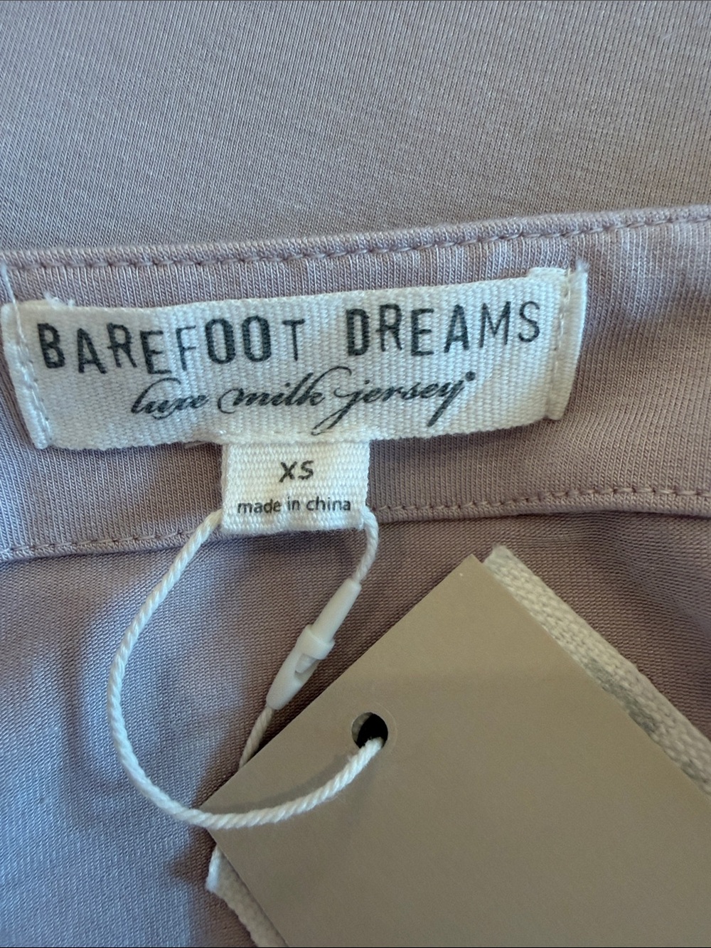 Barefoot Dreams 3/4 sleeve Wrap Dress Pale Lilac - Picture 10 of 13